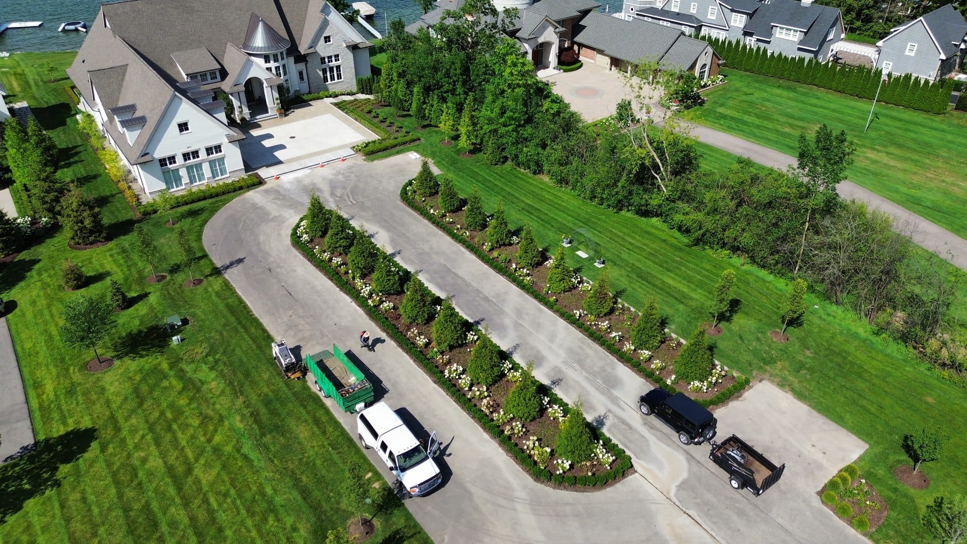 Landscaped Metro Detroit home